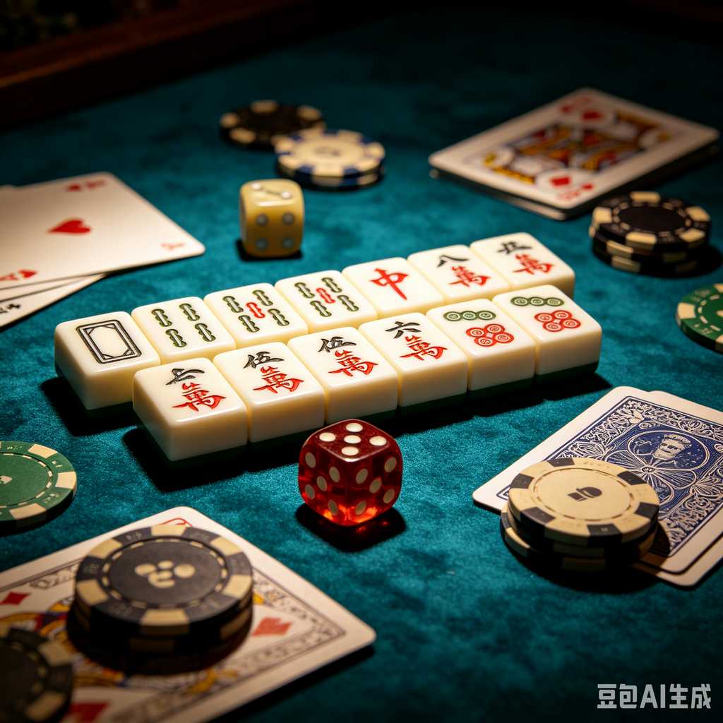 simple text mahjong tiles