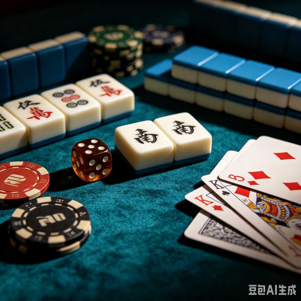 traditional oriental mahjong tiles